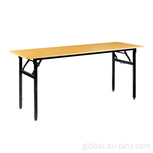 Desks With Wheel Japanese Style Wooden folding table Supplier